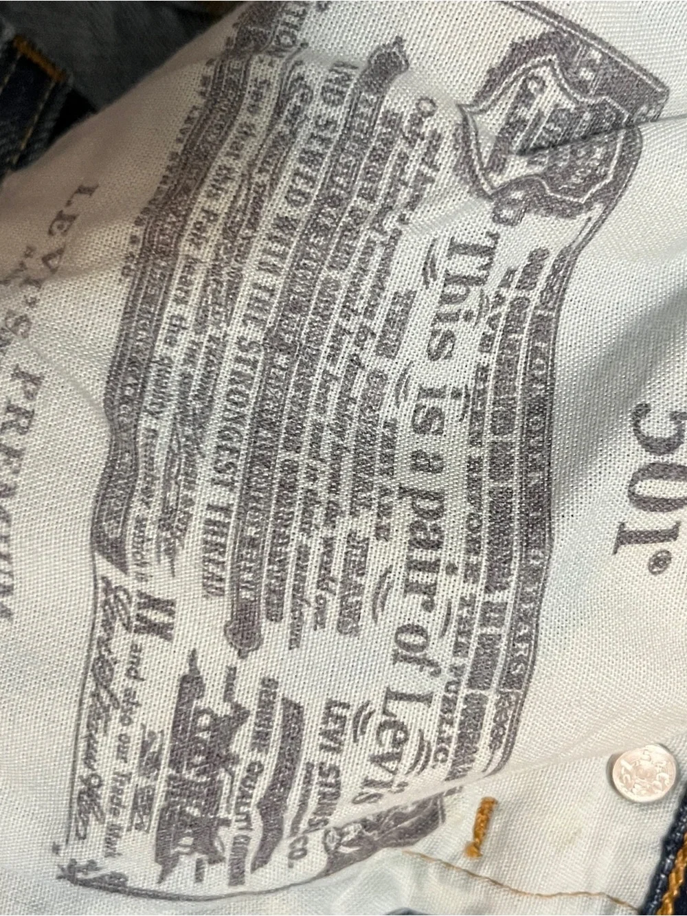 Vintage 90’s Levi’s 501 Men’s 30 x 30  rare tag